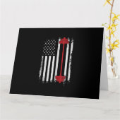 重量持上げフラットギフトトレーニング、ジム愛好家 カード (黄色い花)