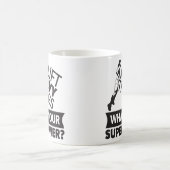 重量持上げ強い女の子 – 私は重いものを持ち上げる コーヒーマグカップ (中央)