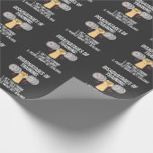 重量挙おもしろい挙トレーニングエクササイズジムブラガー ラッピングペーパー (角)