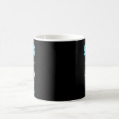 重量挙おもしろい挙ボディビル女性スリーブJok コーヒーマグカップ (中央)