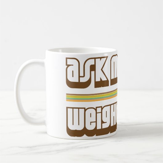 重量挙げについて私に尋ねて下さい コーヒーマグカップ (左)