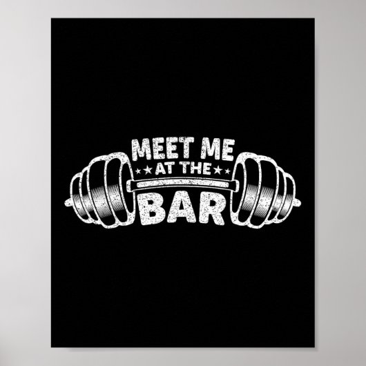 重量挙げのバーで会う ポスター (正面)