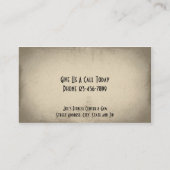 重量挙げのパーソナルトレーナーの名刺 名刺 (裏面)