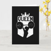 重量挙げの女王 カード (黄色い花)