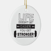 重量挙げの生命 セラミックオーナメント (右)