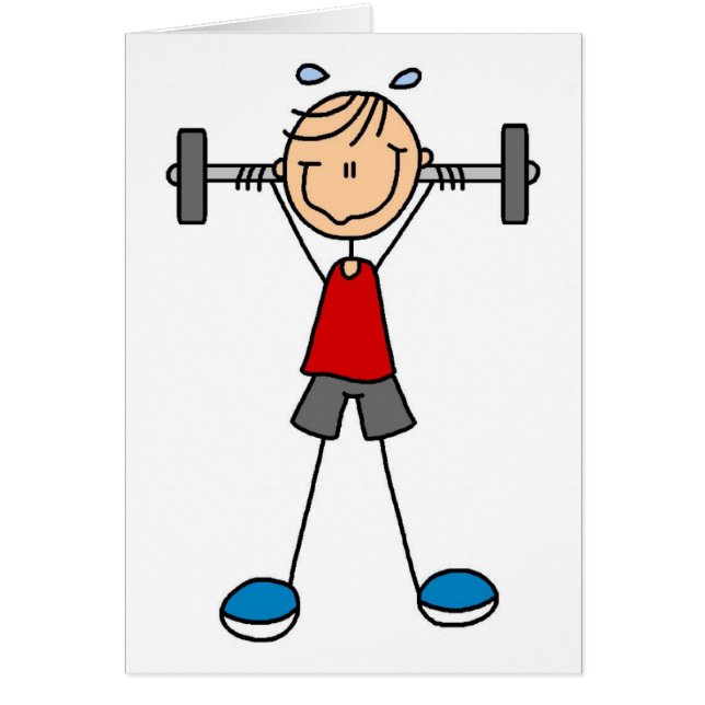 重量挙げのTシャツおよびギフト (正面)