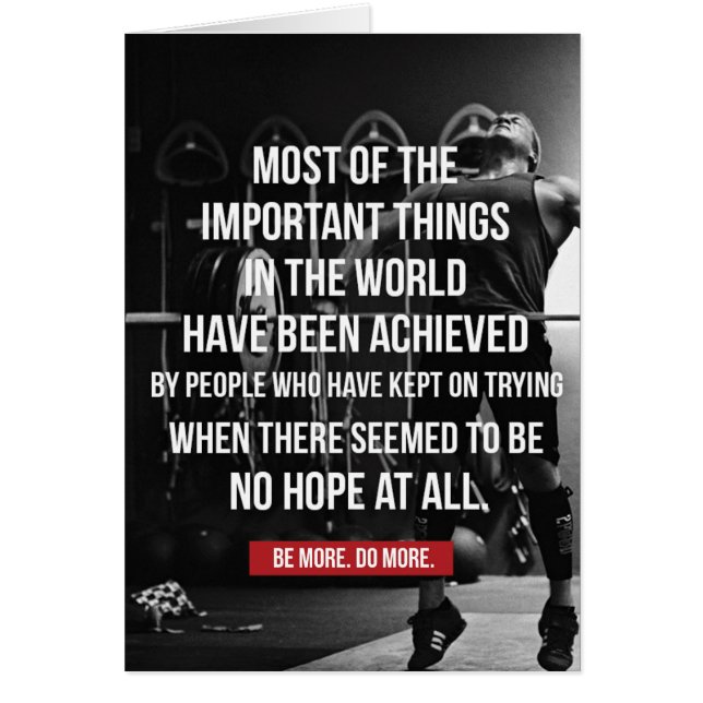 重量挙げやる気を起こさせるの言葉 – トレーニング (正面)