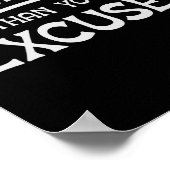 重量挙げやる気を起こさせるトレーニング及びジム引用文W ポスター (角)