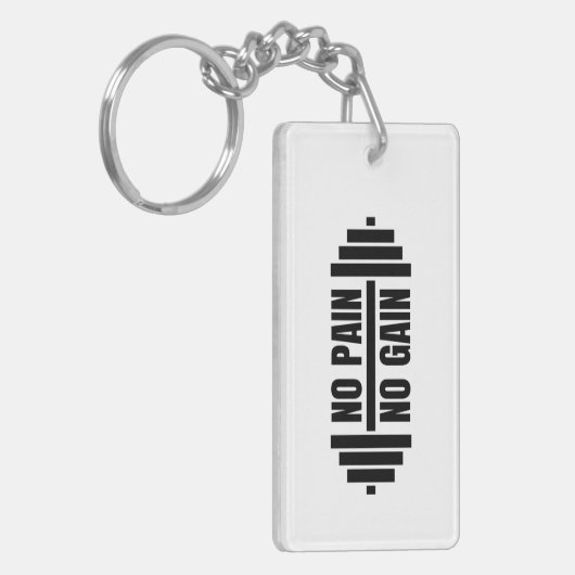 重量挙げやる気を起こさせる キーホルダー (正面左)