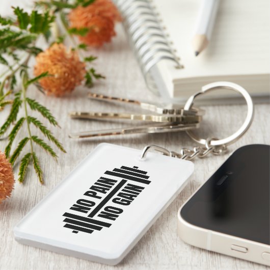 重量挙げやる気を起こさせる キーホルダー (正面右)