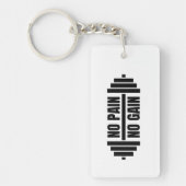 重量挙げやる気を起こさせる キーホルダー (正面)