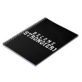 重量挙げインスピレーション – 強くなる – ジム ノートブック (左側)