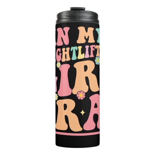 重量挙げガールエラグラフィカラフルック タンブラー (正面)