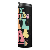 重量挙げガールエラグラフィカラフルック タンブラー (回転右)