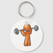 重量挙げキーチェーン キーホルダー (裏面)
