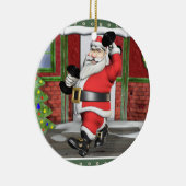 重量挙げサンタセラミックオーナメント セラミックオーナメント (右)
