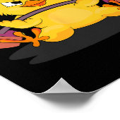 重量挙げシックボディビルトレーニングジム女性 ポスター (角)