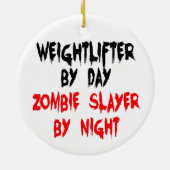 重量挙げゾンビ層 セラミックオーナメント (裏面)