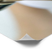 重量挙げダンベルを持ち上げる女性。これは ポスター (角)