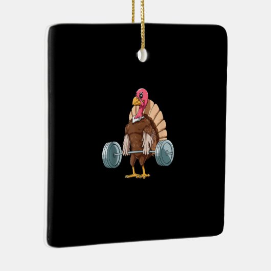 重量挙げトルコ感謝祭 セラミックオーナメント (右)