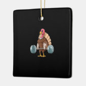 重量挙げトルコ感謝祭 セラミックオーナメント (左)