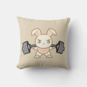 重量挙げバニー漫画 – スクワット – 脚の日,ジム クッション (正面)