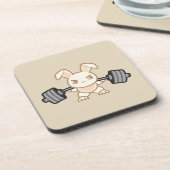 重量挙げバニー漫画 – スクワット – 脚の日，ジム コースター (左側)