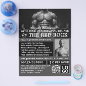 重量挙げパーソナルトレーナー体広告育館  チラシ (シングル)