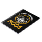 重量挙げビーストトレーニングゴリラ ノートブック (左側)