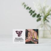 重量挙げフィットネス | パーソナルトレーナー 名刺 (スタンド正面)