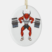 重量挙げブルブル2 セラミックオーナメント (右)