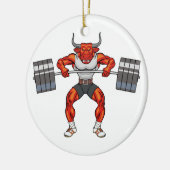 重量挙げブルブル2 セラミックオーナメント (左)