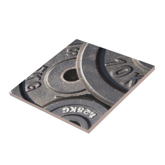 重量挙げプレート タイル (側面)