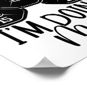 重量挙げプンシュー私は数学のトレーニングウェイグを行う ポスター (角)