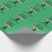 重量挙げボディビルフィットネスジム ラッピングペーパー (角)