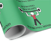 重量挙げボディビルフィットネスジム ラッピングペーパー (ロールコーナー)