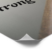 重量挙げメッセやる気を起こさせるージ ポスター (角)