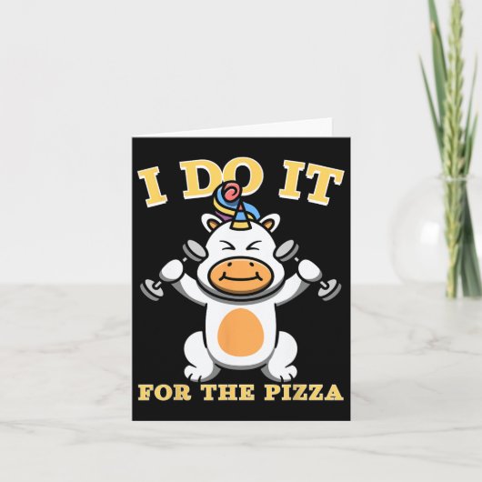 重量挙げユニコーントレーニングBodの動機 カード (正面)