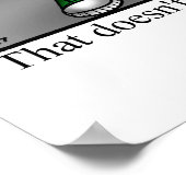 重量挙げユーモアのポスター ポスター (角)