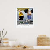 重量挙げユーモアのポスター ポスター (キッチン)