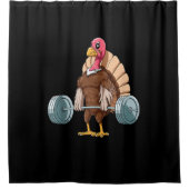 重量挙げ七面七面七面七面七面七面七面七面七面七面七面七面七面七面七面七面七面七面七面七面七面七面七面 シャワーカーテン (正面)