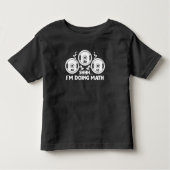 重量挙げ体育フィットネス数学重量計算 トドラーTシャツ (正面)