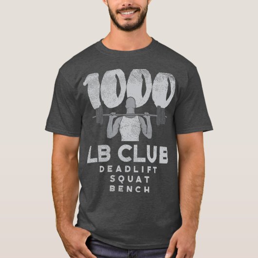 重量挙げ及びトレーニング おもしろい Tシャツ (正面)