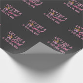 重量挙げ女の子フィットネスストロングジム女性 ラッピングペーパー (角)