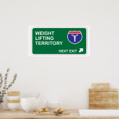 重量挙げ次の出口 ポスター (キッチン)