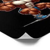 重量挙げ熊 ポスター (角)