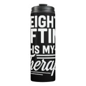 重量挙げ私のセラピー タンブラー (正面)