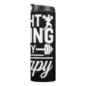 重量挙げ私のセラピー タンブラー (回転右)