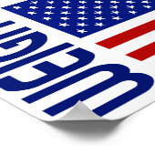 重量挙げ統一された州 ポスター (角)