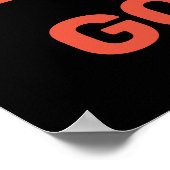 重量挙げ行くスクワットフィットネスジム ポスター (角)